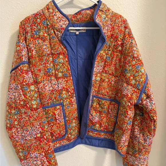 Free People Chloe Jacket (Candy Combo) - Size Small - Picture 2 of 6